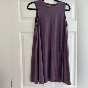 Light velvet dress